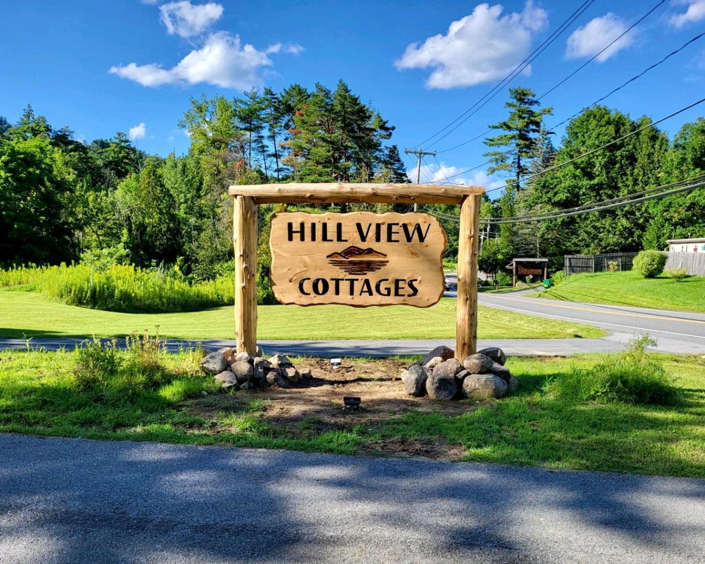 Hill View Motel And Cottages 乔治湖 外观 照片
